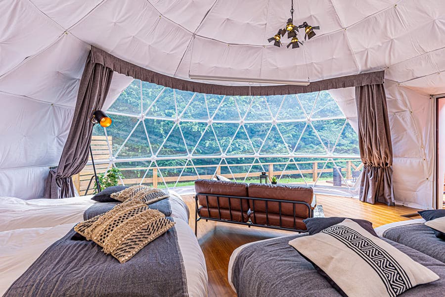 Nasu Highland glamping dome