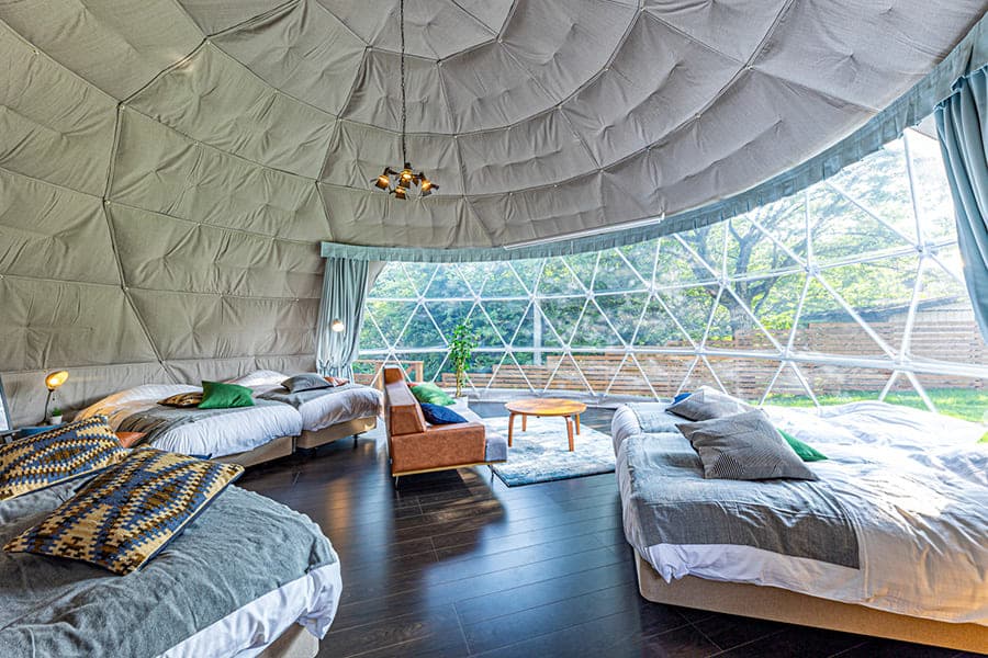 Nasu Highland glamping exterior